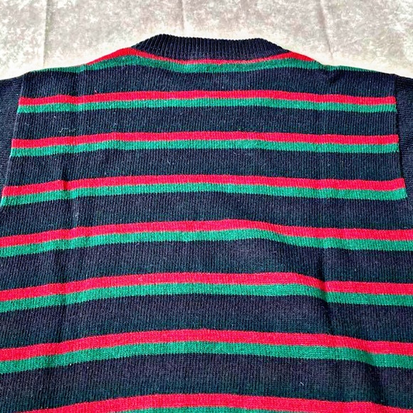 Authentic Vintage Gucci Wool Web Horse Logo Sweater - Picture 8 of 10
